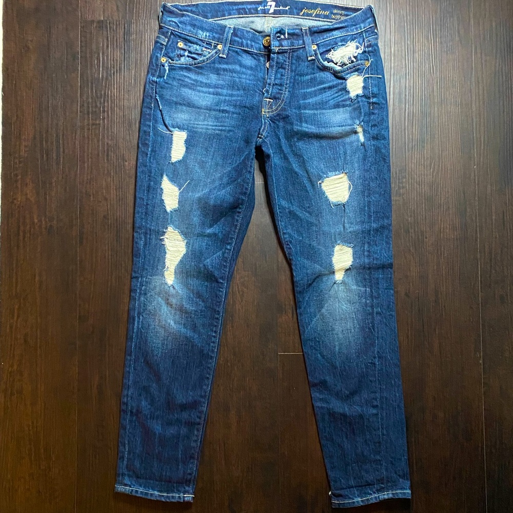 7 for all Mankind *Josefina skinny boyfriend jean*